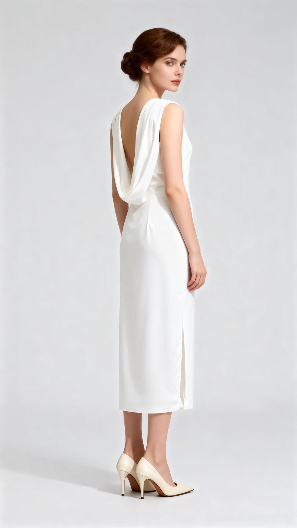 White Sleeveless Dress