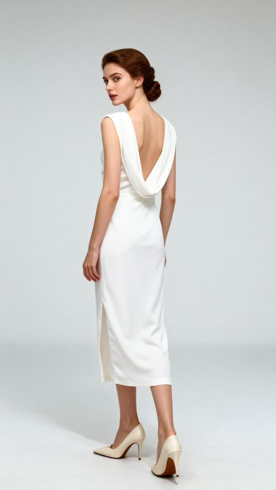 White Sleeveless Dress