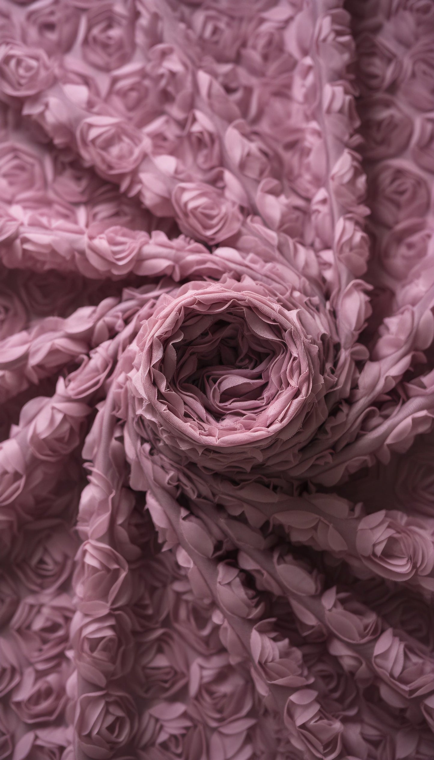 3D Rose One-Shoulder Waist-Defined Midi Dress