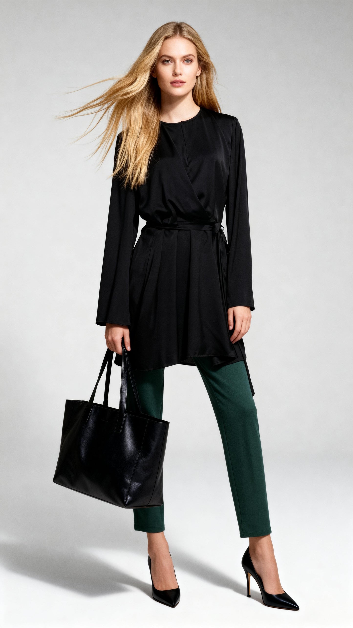 Waist-Defined Shirt